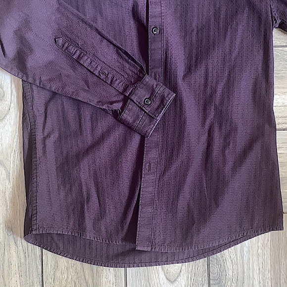 Dark Purple Button Up - Picture 4 of 4